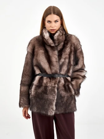 Короткая женская дубленка 2072-0